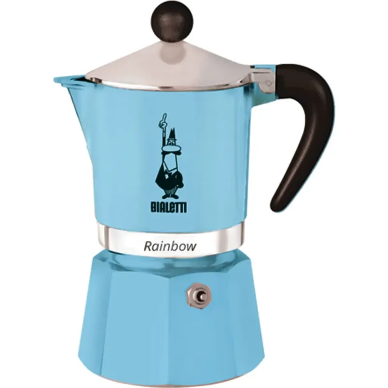 Promozione Moka Rainbow - 6 Tazzine,Azzurro