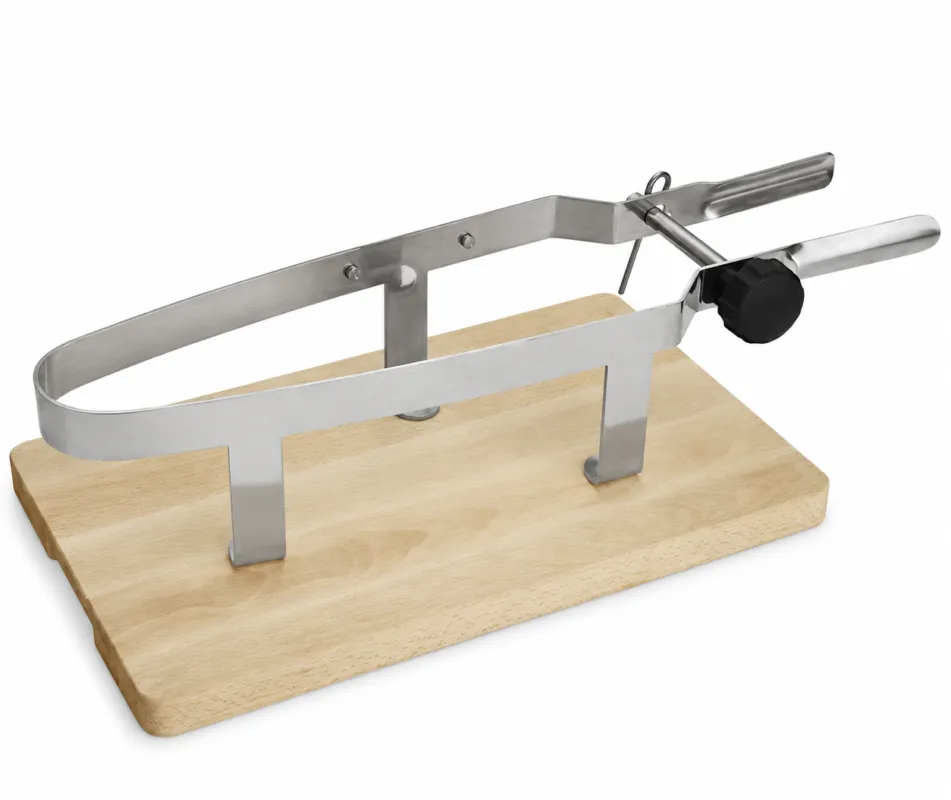 Offerta Limitata MORSA PER PROSCIUTTO CON BASE IN LEGNO