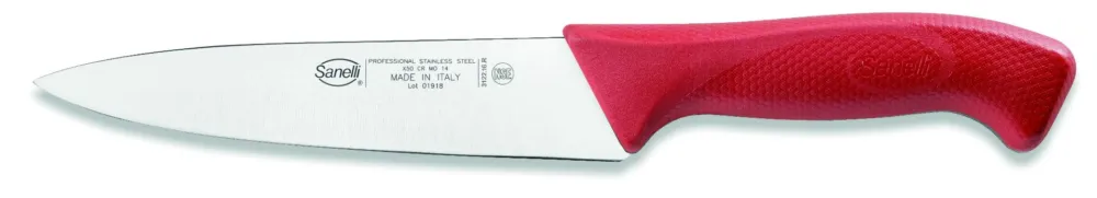 Consegna Rapida COLTELLO CUCINA CM.16 ROSSO