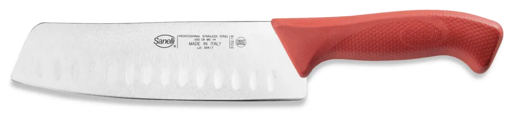 Occasione COLTELLO GIAPPONESE OLIVATO CM.18 ROSSO