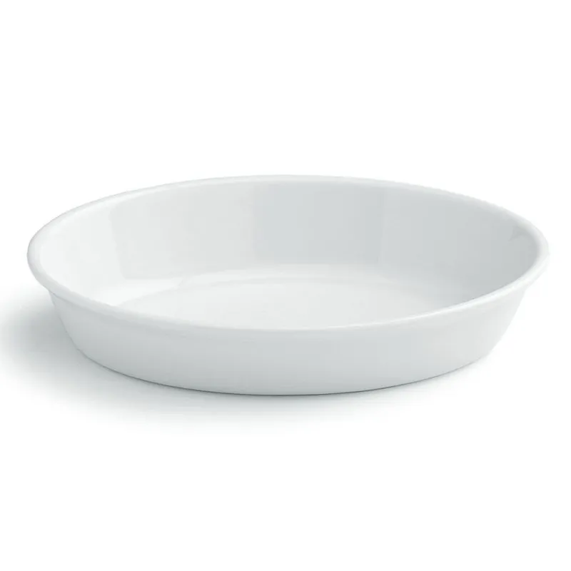 Soddisfatti O Rimborsati Ovale forno Porcellana Bianco 25x16 h6 cm Porcellana Bianco