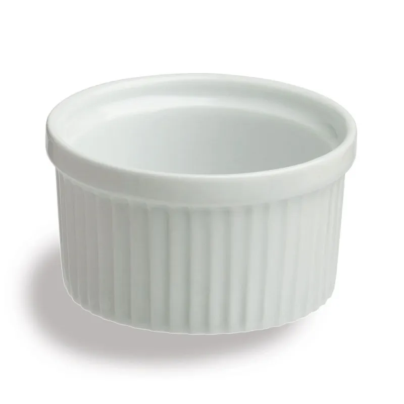 Direttamente Dal Produttore RAMEQUIN - 10 cm Porcellana Bianco