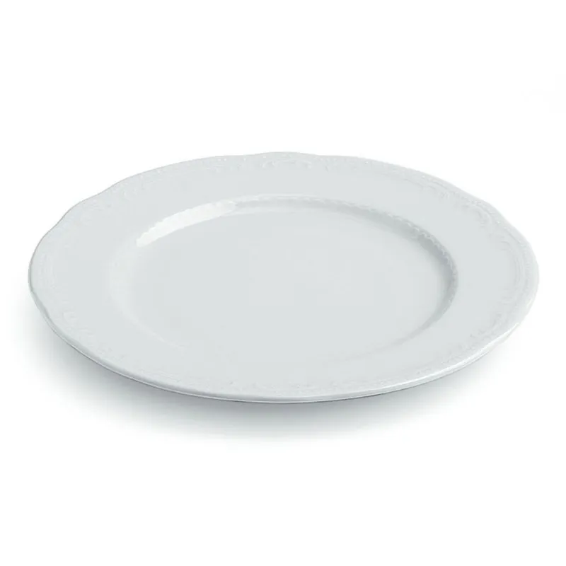 Ultima Occasione Piatto piano 26,5 cm Porcellana Bianco