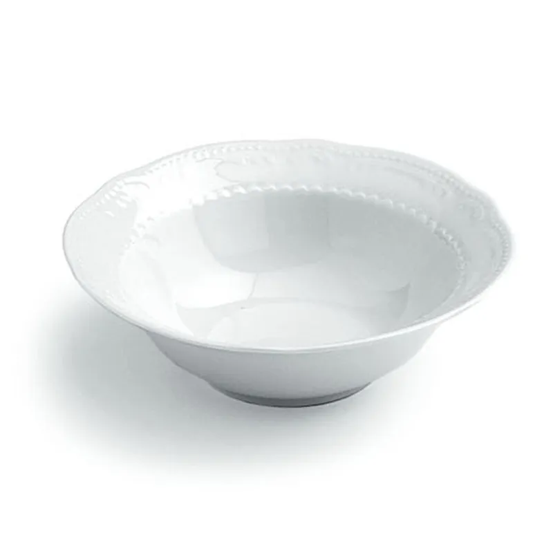 Popolare Coppetta Porcellana Bianco 16xh5 cm Porcellana Bianco