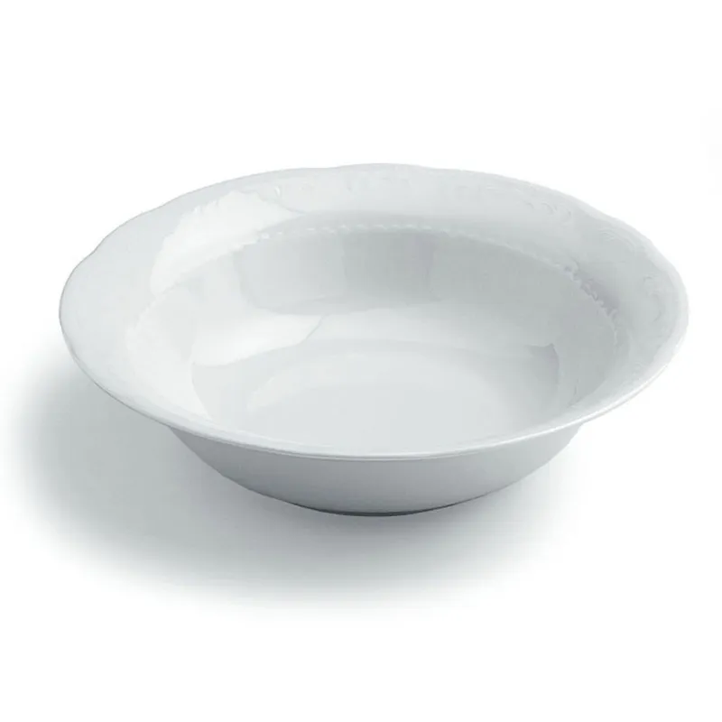 Spedito Oggi Insalatiera 25 cm Porcellana Bianco