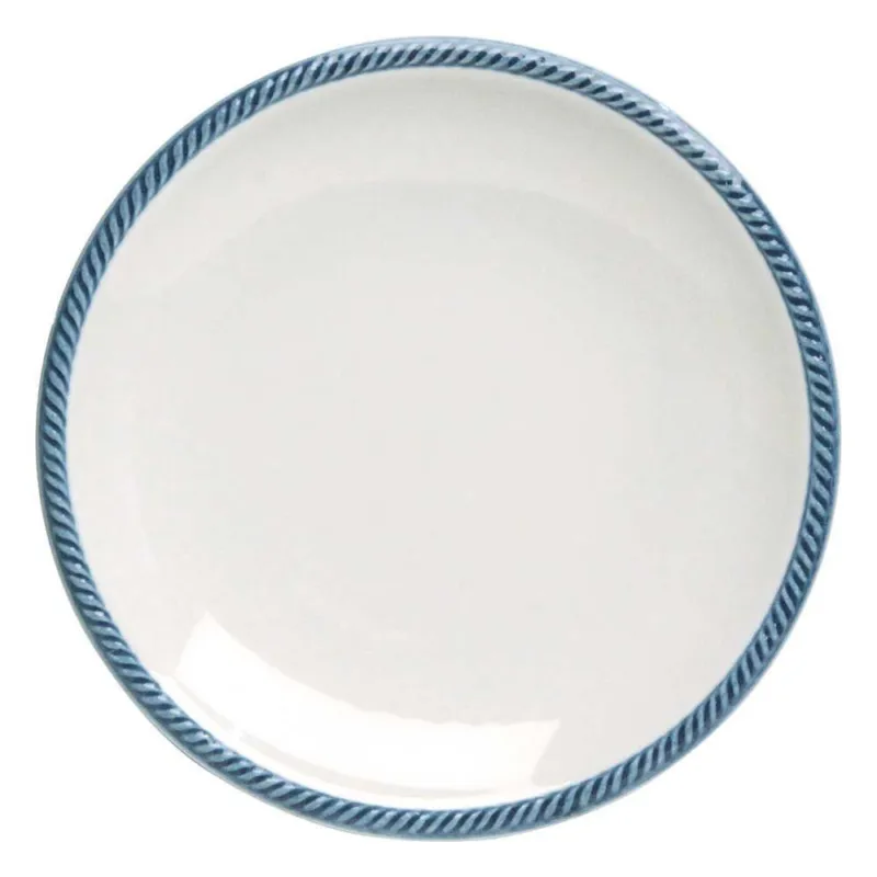 PIATTO PIANO - 27 cm Blu Porcellana Blu Spedito Oggi