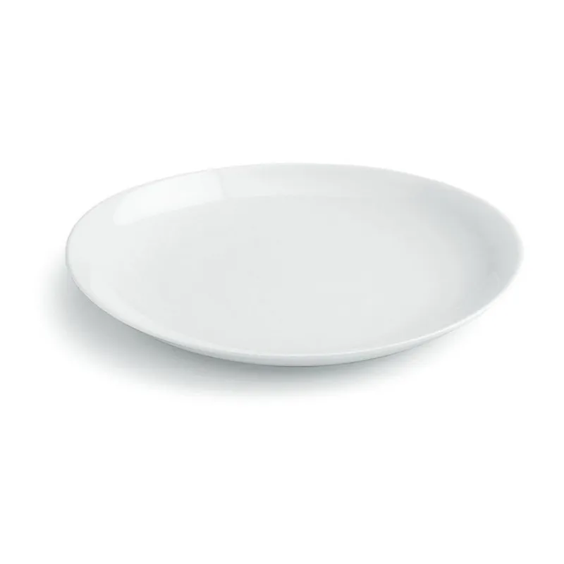 Prezzo Ridotto PIATTO PIANO OVALE - 26x24 cm Porcellana Bianco