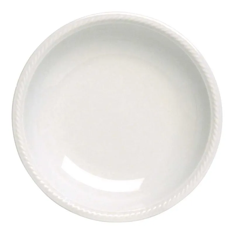 Popolare PIATTO FONDO - 21 cm Porcellana Bianco