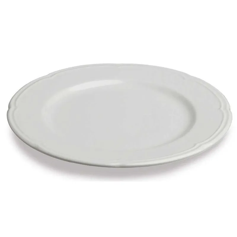 Compra Oggi Stesso PIATTO PIANO - 27 cm Porcellana Bianco