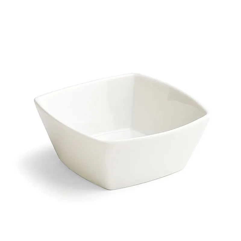 COPPETTA QUADRA - 11x11 h5 cm Porcellana Bianco Spedito Oggi