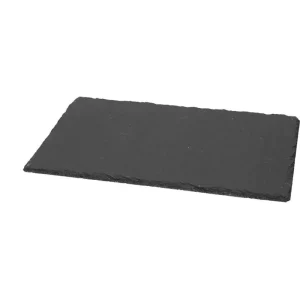 Must-Have PIASTRA RETTANGOLARE Pietre naturali Nero 30x20 cm Pietre naturali Nero
