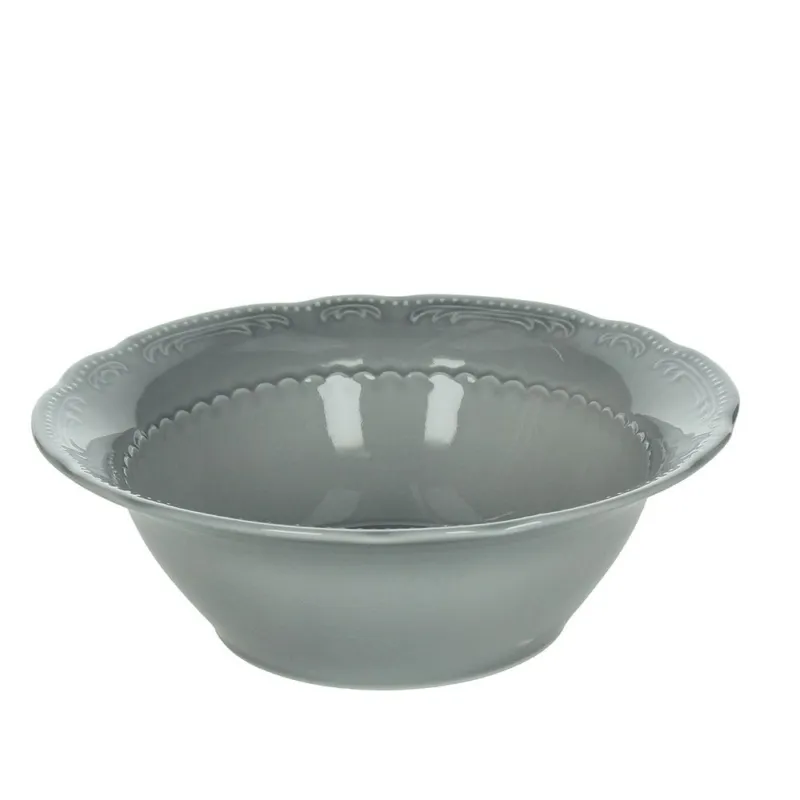 Reso Gratuito Insalatiera Porcellana Grigio 20 h7 cm Porcellana Grigio