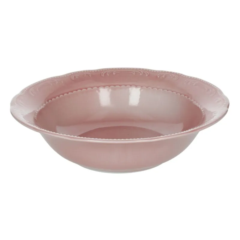 INSALATIERA - 25 h7 cm Porcellana Rosa Nuovo Arrivo