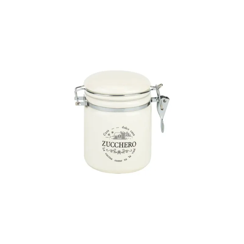 Sconto Barattolo zucchero cc 500 La casa di campagna Ceramica Bianco
