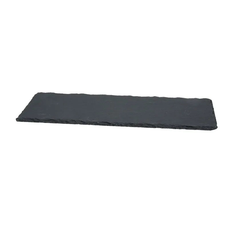 Prezzo Conveniente Piatto cm 36x13 Ardesia Ardesia Grigio