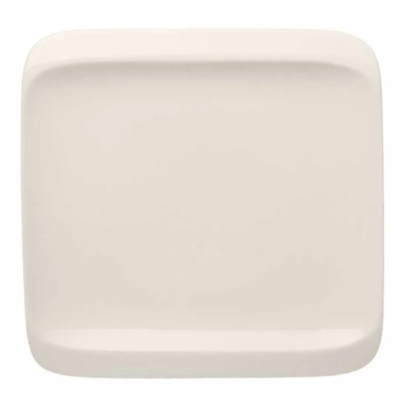 Piatto dessert cm 21x21 Bianco Porcellana Bianco Scelto Dai Clienti