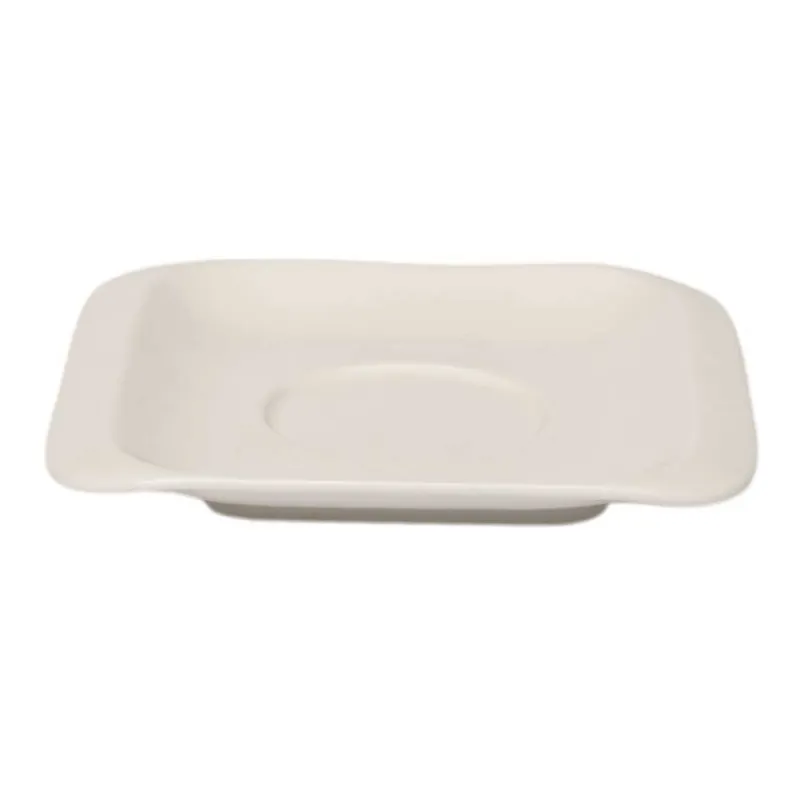 Novità PIATTINO CAFFE‘ - 11,5x11,5 cm Porcellana Bianco