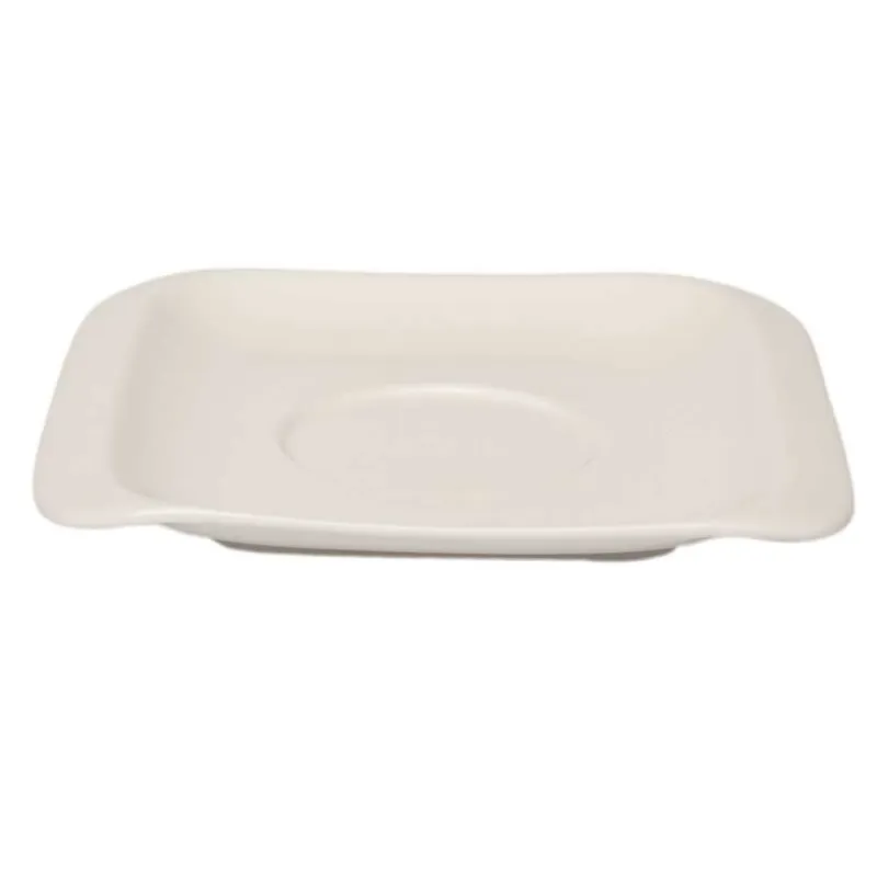 PIATTINO THE - 14x14 cm Porcellana Bianco Non Perdere