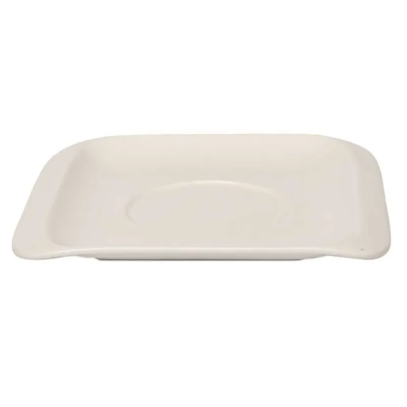 PIATTINO COLAZIONE - 16x16 cm Porcellana Bianco Saldi