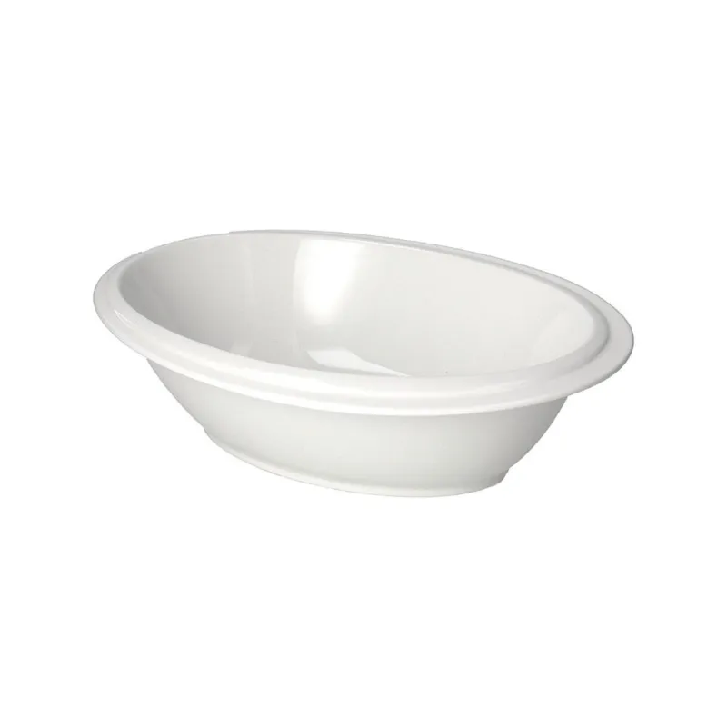 Insalatiera ovale cm 28x21 Bianco Porcellana Bianco Occasione