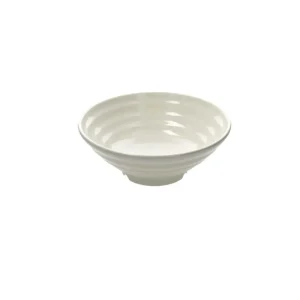 Bowl con piede cm 25 h9 Bianco Melamina Bianco Spedizione Espresso