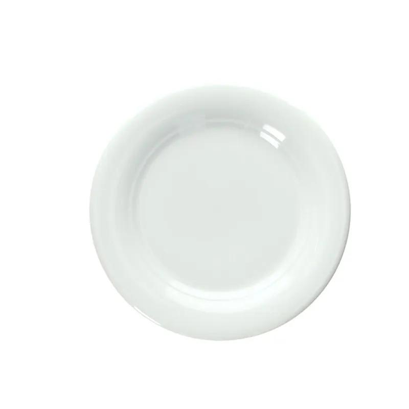 Piatto piano cm 28 Bianco Porcellana Bianco Consegna Rapida