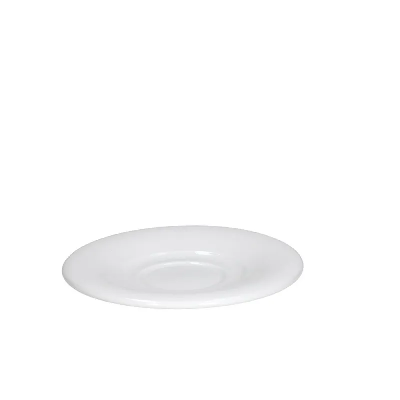 PIATTINO CAFFE‘ - 13 cm Porcellana Bianco A Buon Prezzo