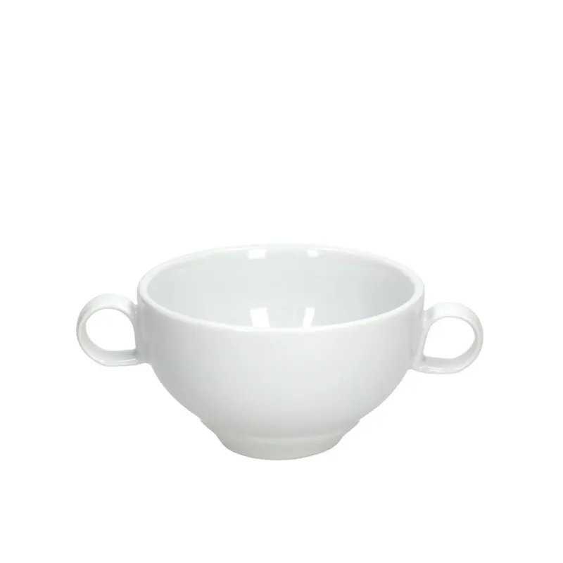 Tazza brodo senza piatto cc 330 Bianco Porcellana Bianco Professionale