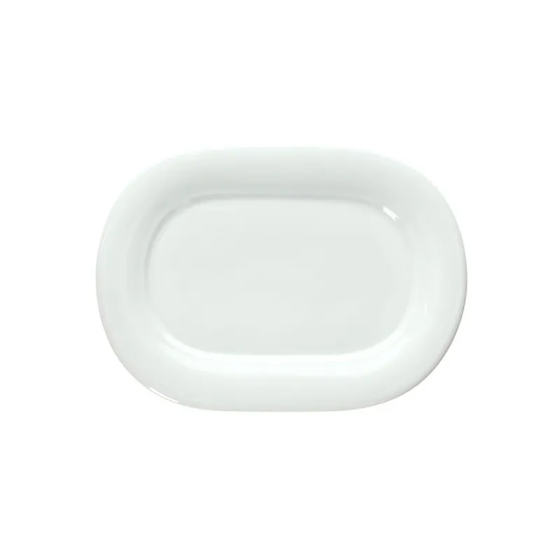 Offerta Lampo Ovale piano cm 29x21 Bianco Porcellana Bianco