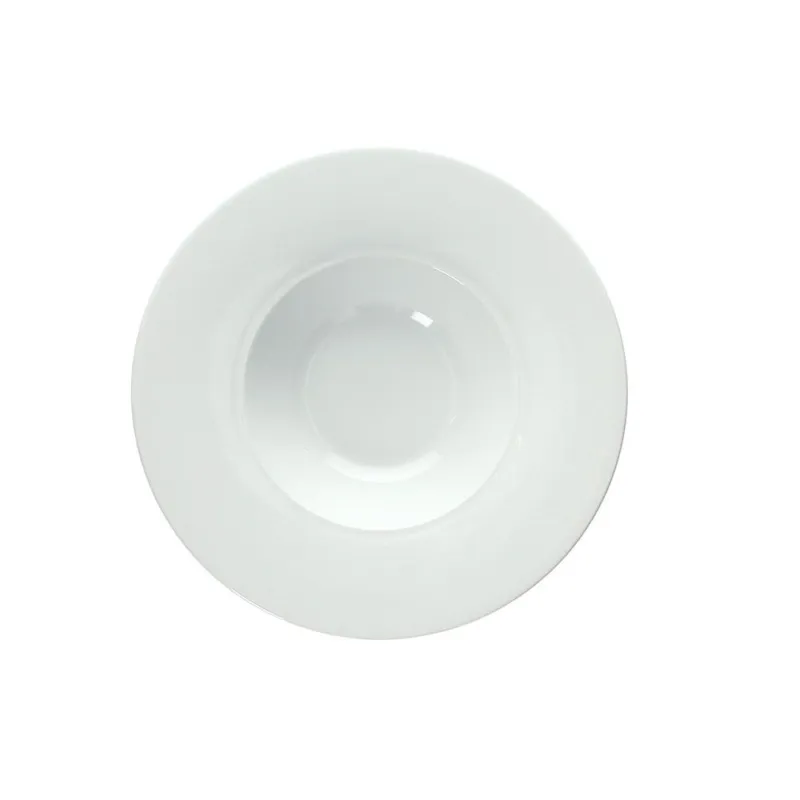 Promo Stagionale Piatto fondo gourmet cm 26 Bianco Porcellana Bianco
