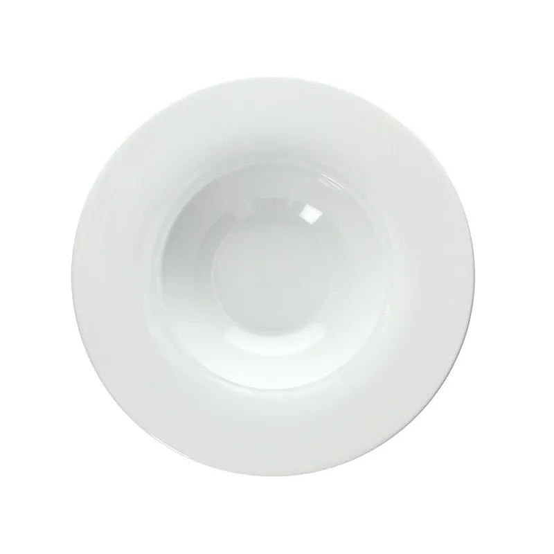 Piatto fondo gourmet cm 30 Bianco Porcellana Bianco Pagamento Sicuro