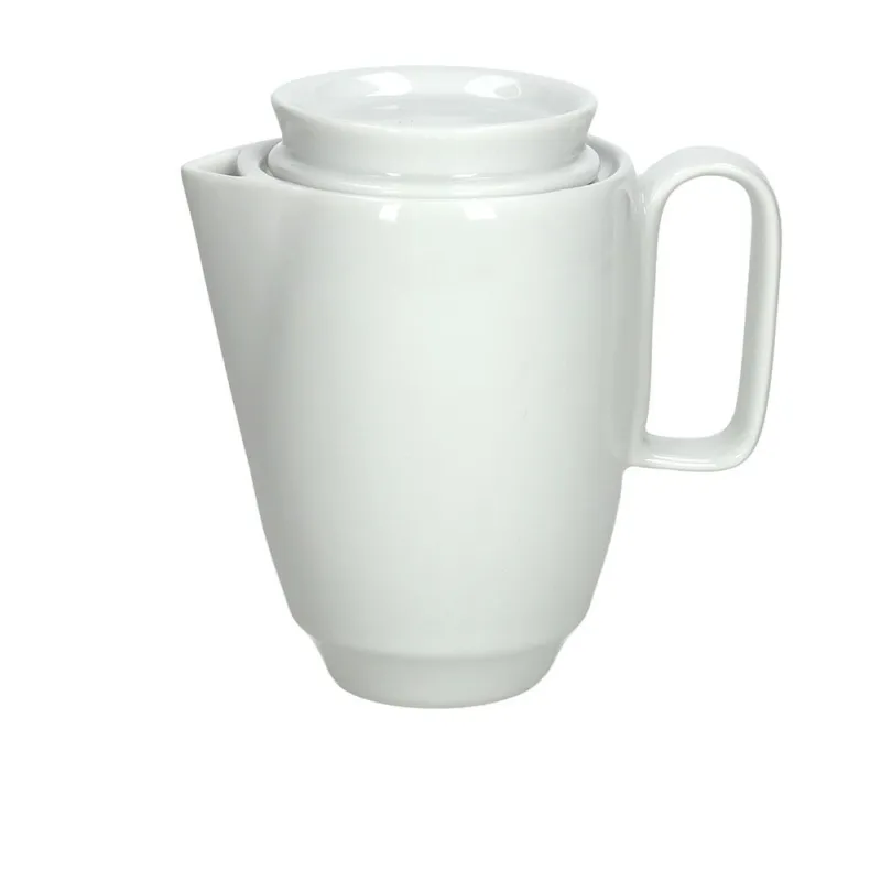Vendita Finale CAFFETTIERA - 400 cc Porcellana Bianco
