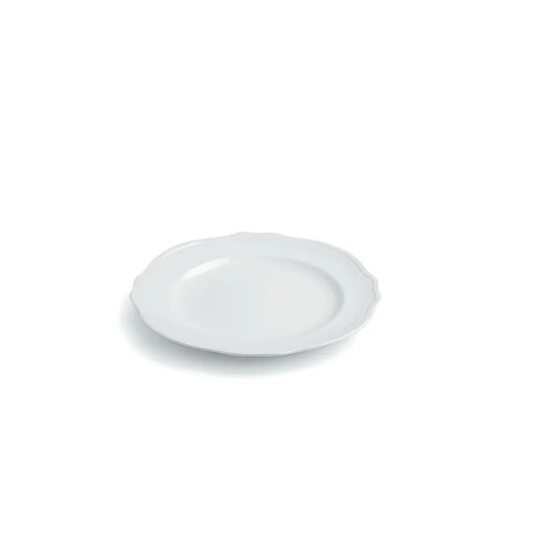 A Buon Prezzo Piatto piano cm 26 Bianco Porcellana Bianco