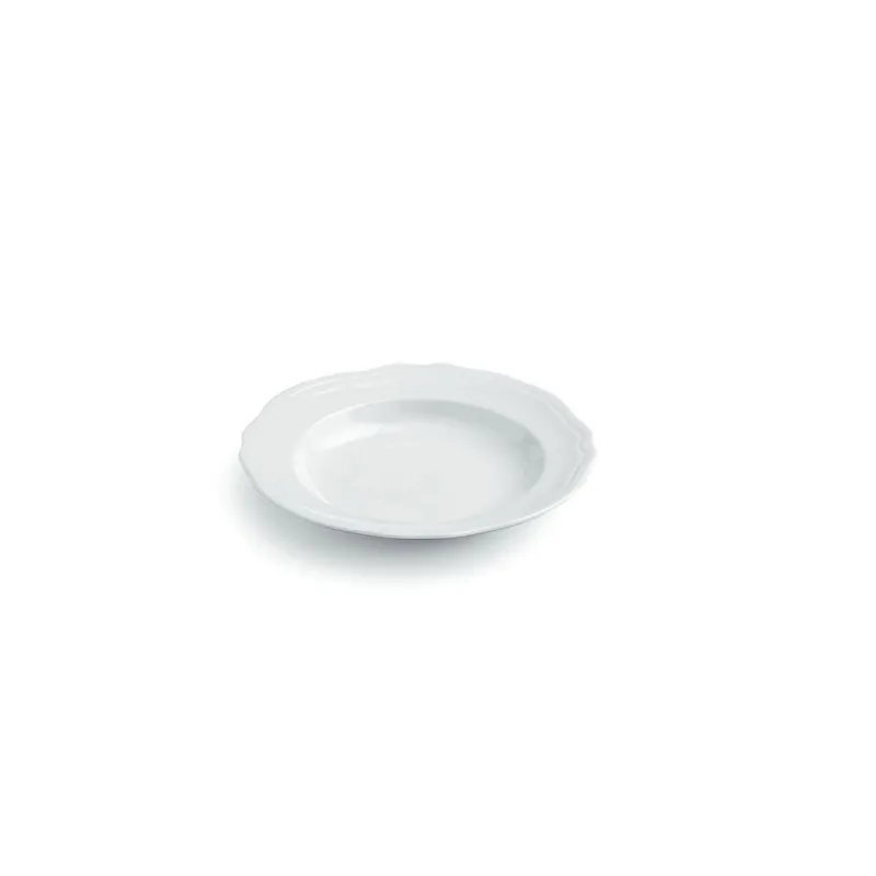 Prezzo Conveniente Piatto fondo cm 24 Bianco Porcellana Bianco