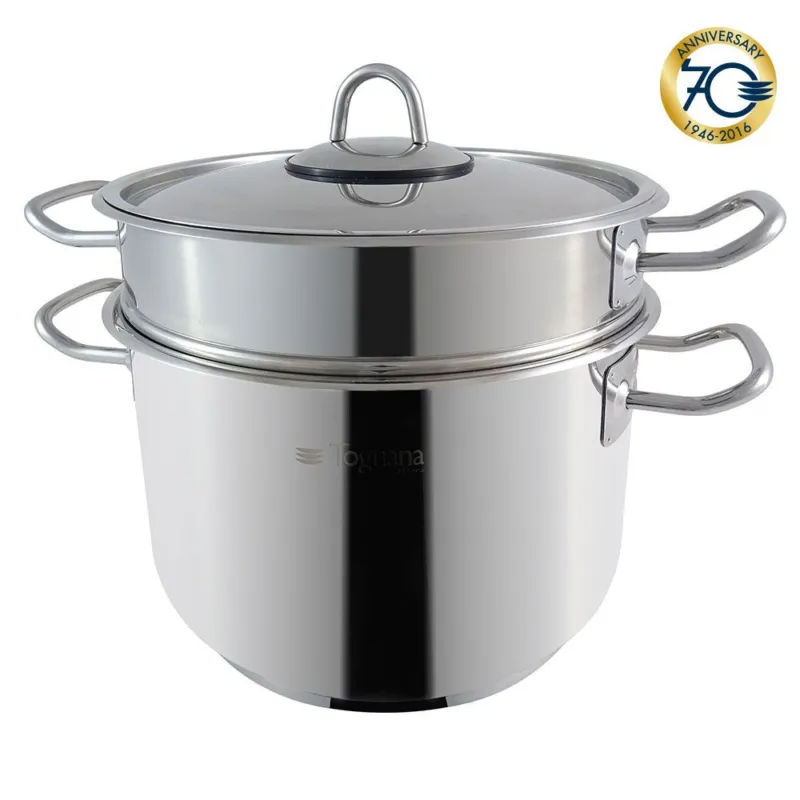 Non Perdere Set 3 pezzi spaghetti cm 22 Inox steel Acciaio inox Bianco