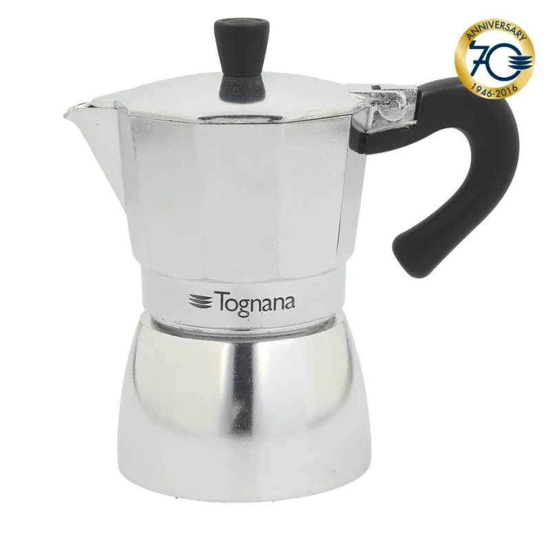 Consegna Rapida Caffettiera - 3 tazza Mirror-alluminio Alluminio Acciaio