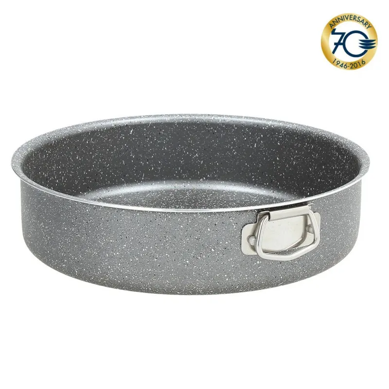 Tortiera 28 cm Alluminio Grigio Spedito Oggi