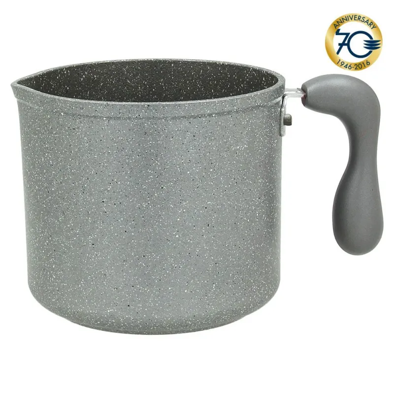Reso Gratuito MYTHOS - Bollilatte Alluminio Grigio 12 cm Alluminio Grigio