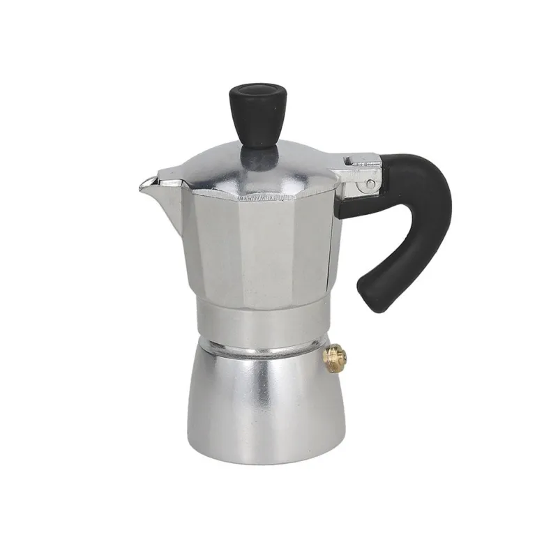 Caffettiera - 0,5 tazza Mirror-alluminio Alluminio Acciaio Pagamento Sicuro