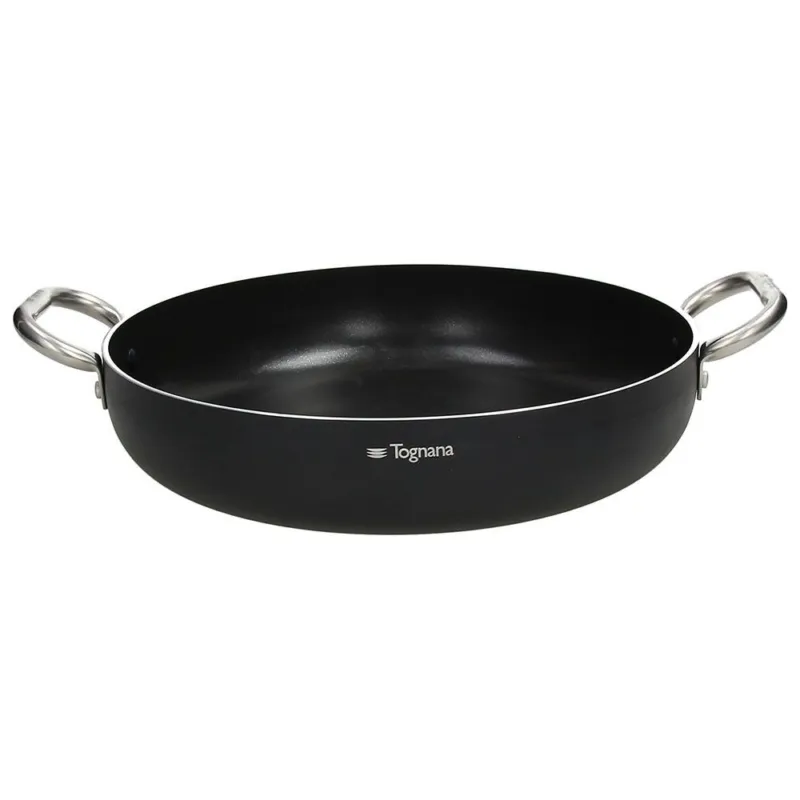 TEGAME - 32 cm Alluminio Nero Popolare