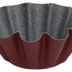 Miglior Prezzo Stampo budino 22 cm Acciaio al carbonio Rosso