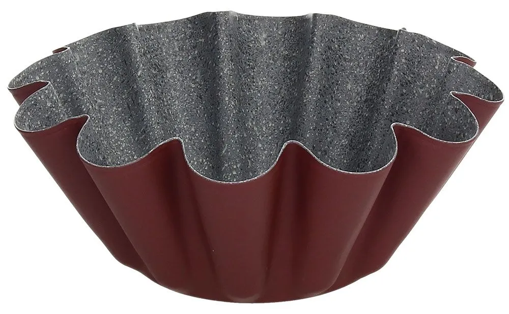Miglior Prezzo Stampo budino 22 cm Acciaio al carbonio Rosso