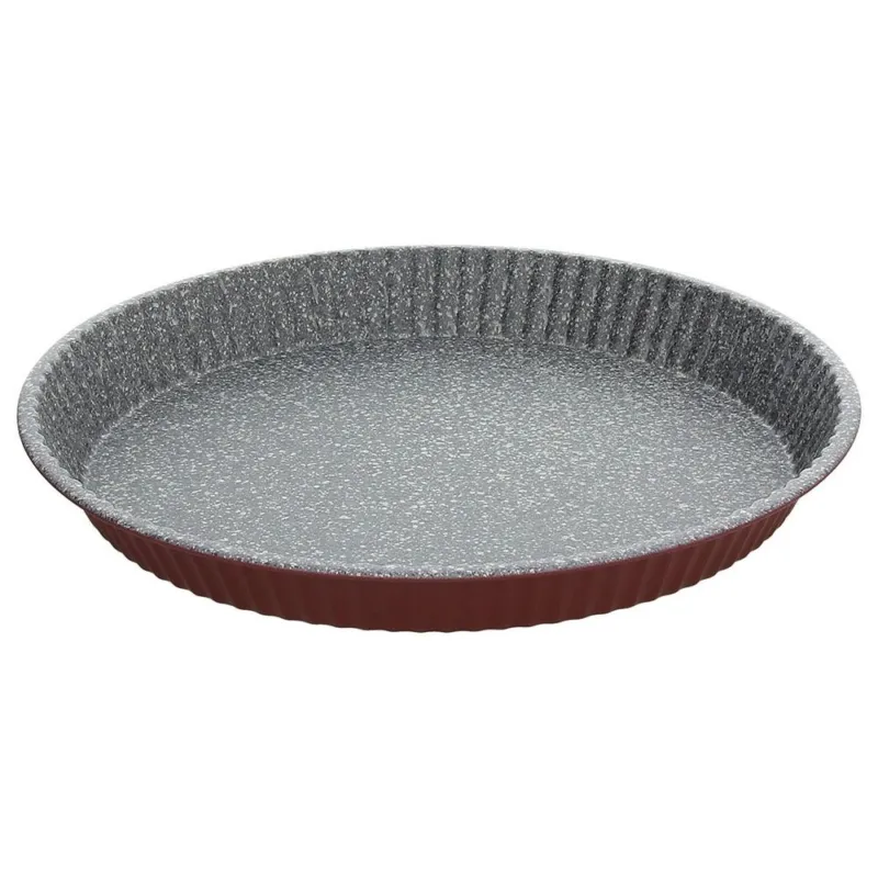 Stampo crostata 26 cm Acciaio al carbonio Rosso Occasione