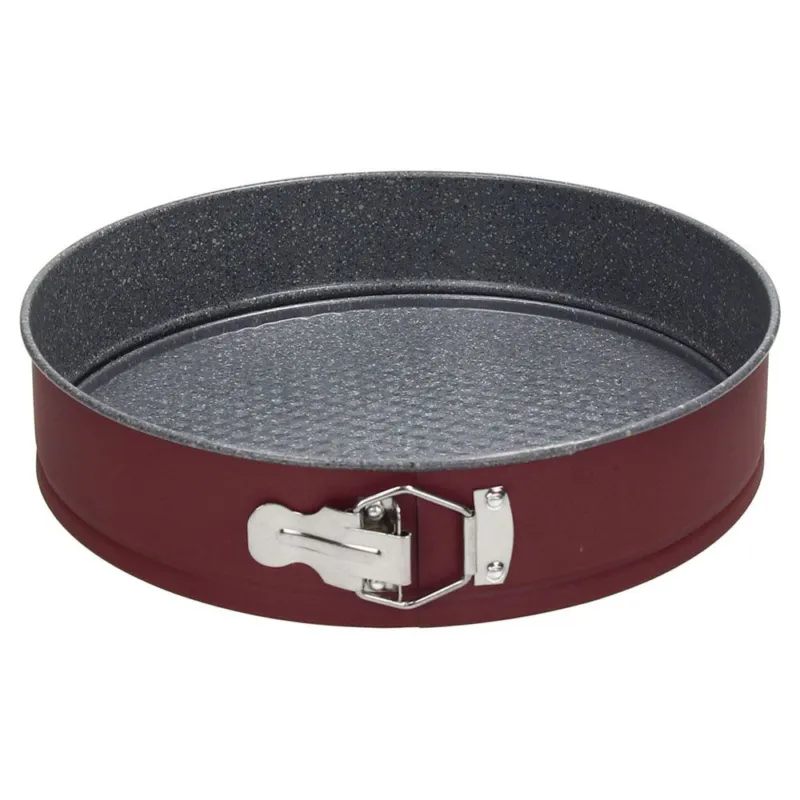 Tortiera apribile cm 30 Acciaio al carbonio Rosso Sconto