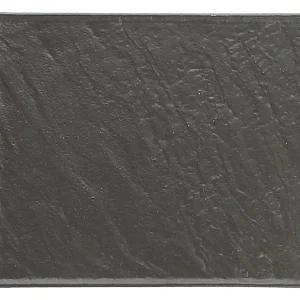 Miglior Prezzo Piatto rettangolare cm 20x15 Black Porcellana Nero