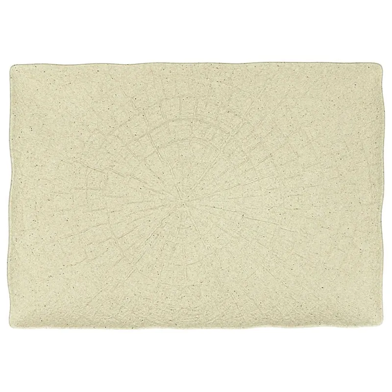 Consegna Rapida Piatto rettangolare cm. 32,5x23 Salento Porcellana Giallo