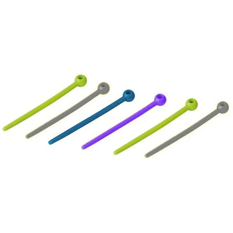 Lacci silicone cm 20 - 6 pezzi Silicone & Plastica Multicolor Nuova Collezione
