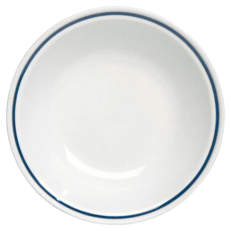 Offerta Limitata Piatto fondo Porcellana Bianco con filo blu 18 cm Porcellana