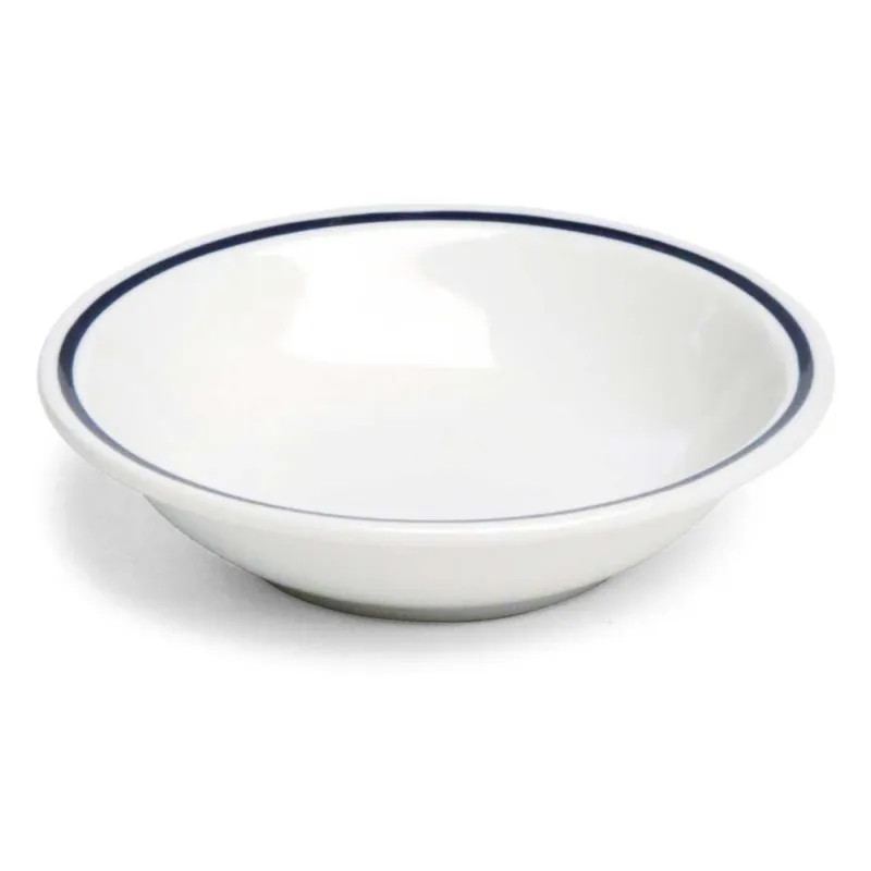 Coppetta Porcellana Bianco con cornice blu 16 cm Porcellana Super Prezzo