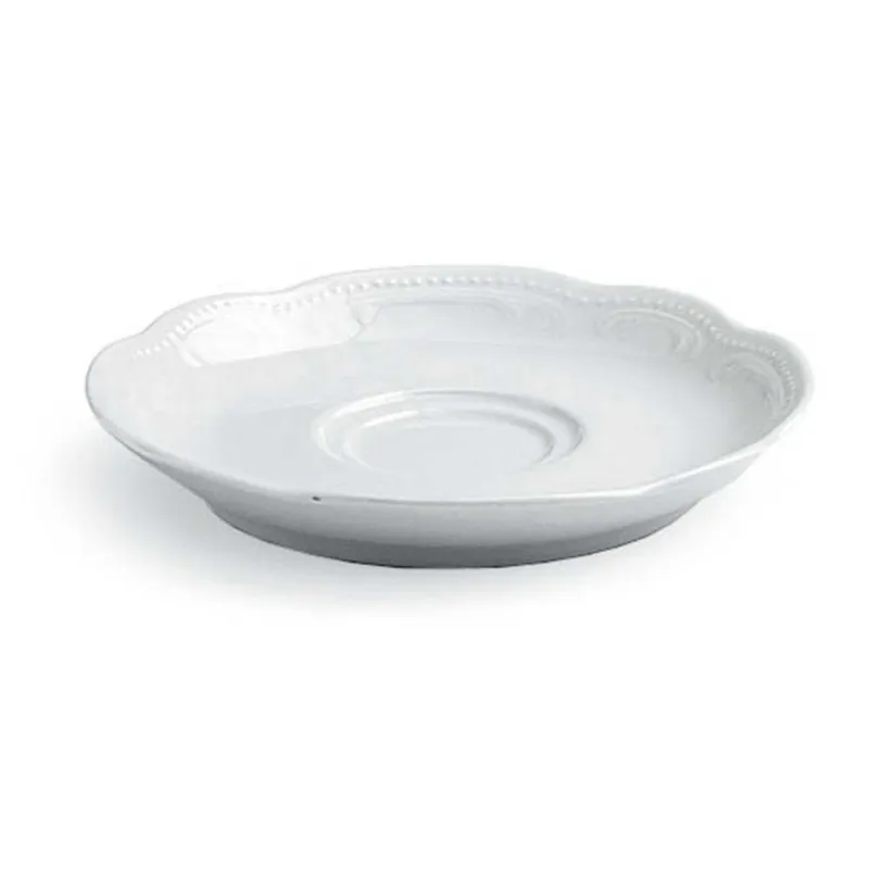 Piattino tè Porcellana Bianco 16 cm Porcellana Bianco Offerta Limitata